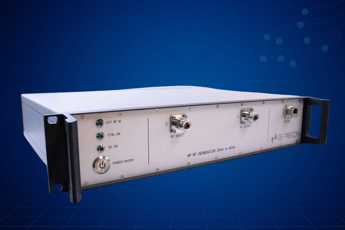 E-REON Rack 500–2500 broadband RF power amplifier
