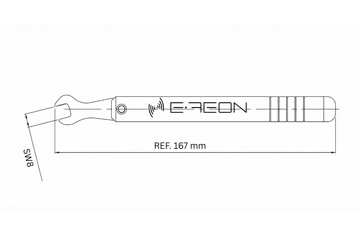 Torque wrench outline drawing